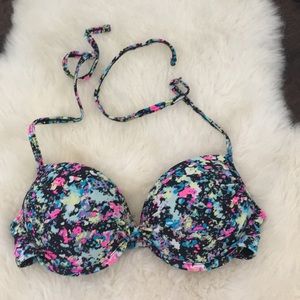 Padded swimsuit with paintball